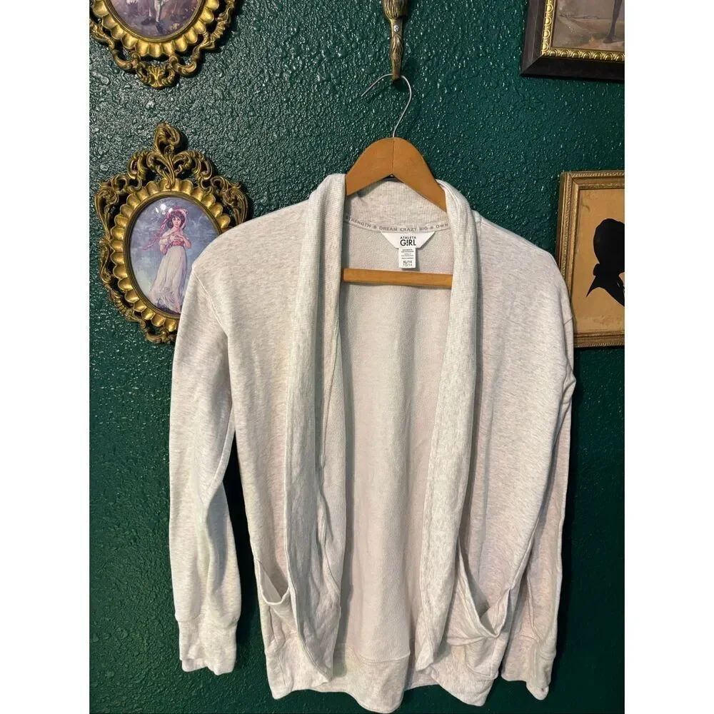Athleta GrayโCardigan Size XL/14